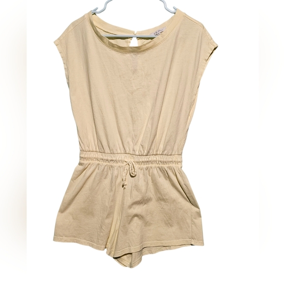 Z Supply Light Yellow Romper Excellent Condition Size Small - Picture 3 of 3